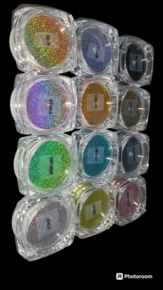 Nuestra Hermoso set de glitters